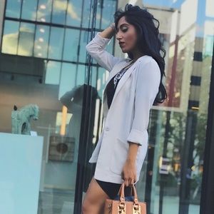 White Oversized Blazer